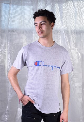 VINTAGE CHAMPION GREY TEE