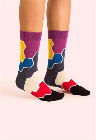 MOLECULE TOY - MEN'S CREW SOCKS