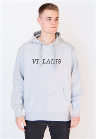 GREY VILLAINS STRIPED HOODIE