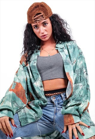 VINTAGE PATTERNED SHIRT S1091