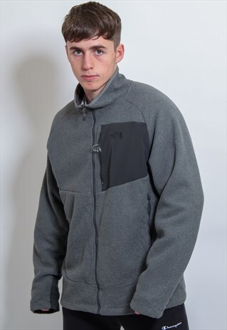VINTAGE THE NORTH FACE FLEECE IN GREY XL