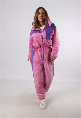 VINTAGE CHERIANO FULL SKI SUIT SNOW SPORTS UK 12 M (K93Y)
