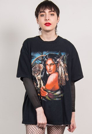 VINTAGE 90'S NATIVE AMERICAN T-SHIRT