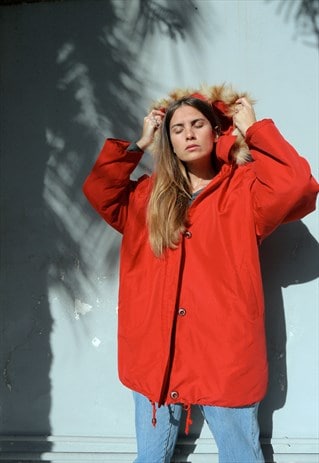 VINTAGE RED PARKA
