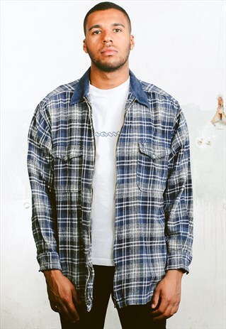 VINTAGE ZIP UP SHIRT