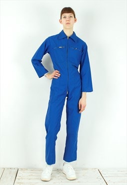 Boiler Suit Coveralls Zip Up Jumpsuit Long Sleeve Overall