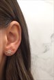 ANOUSKA: GOLD STAR EAR JACKET STATEMENT STUD EARRINGS