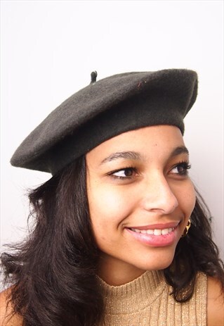 ASH GREY WOOL BERET