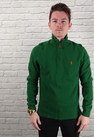 VINTAGE POLO RALPH LAUREN QUARTER ZIP JUMPER