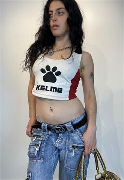 y2k graphic vest top