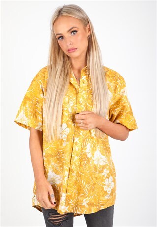 VINTAGE UNBRANDED PATTERN SHIRT S354