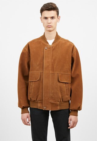 VINTAGE BROWN CV SUEDE JACKET