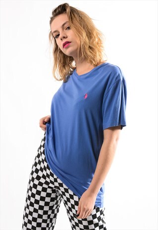 VINTAGE BLUE RALPH LAUREN TEE