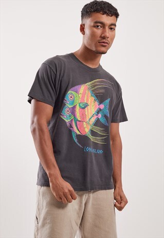 VINTAGE LONG ISLAND GRAPHIC T-SHIRT