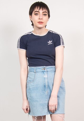 VINTAGE 90'S BLUE DENIM SKIRT