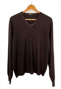 Yves Saint Laurent vintage unisex brown sweater. Size L