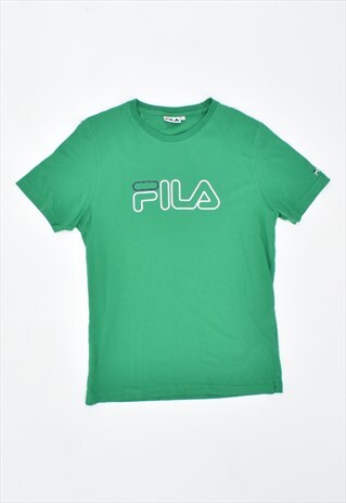 VINTAGE 90'S FILA T-SHIRT TOP GREEN