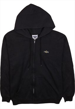 Vintage 90's Lee Hoodie Heavyweight Full Zip Up Black