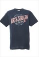 Vintage Navy Gildan Printed T-shirt - L