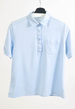 VINTAGE 90S polo shirt in blue