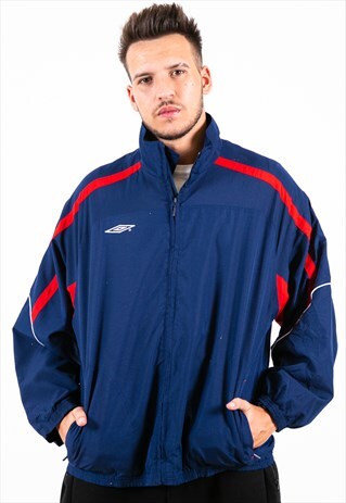 VINTAGE 80S UMBRO SHELL JACKET / S4474