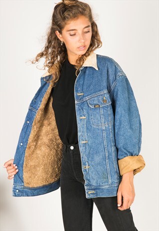 VINTAGE 80S LEE WINTER SHEEPSKIN JACKET / R2210C402
