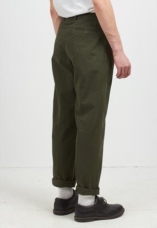 VINTAGE GREEN PRIVATE IMAGE TROUSERS BOTTOMS