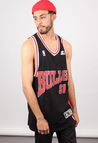 VINTAGE STARTER CHICAGO BULLS NBA VEST ASM2385
