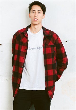 VINTAGE BUFFALO PLAID SHIRT
