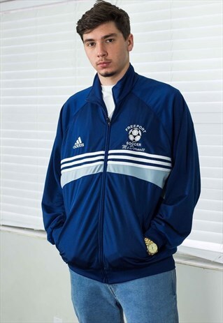 VINTAGE ADIDAS JACKET LOGO 90S L 19.2