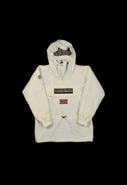 Vintage 90s Napapijri Cordura Teflon Skidoo Jacket in White