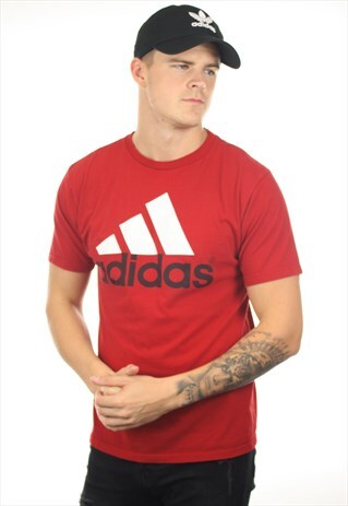 VINTAGE ADIDAS BIG LOGO T SHIRT TEE