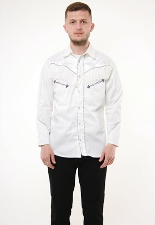 90S VINTAGE STOCKERPOINT FESTIVAL COTTON SHIRT 14210