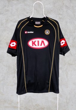 Vintage Udinese Calcio Away Shirt 2005/06 Black Lotto XXL