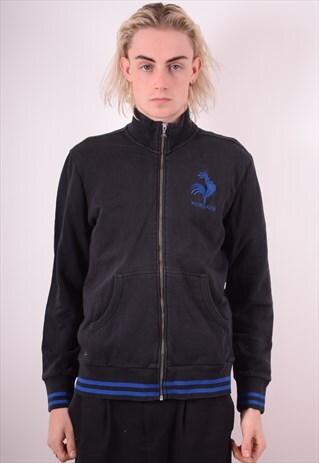 LECOQ SPORTIF MENS VINTAGE TRACKSUIT TOP JACKET LARGE 90S