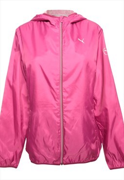 Puma Pink Nylon Jacket - M