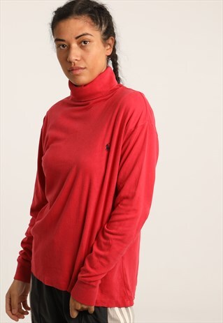 VINTAGE RALPH LAUREN TURTLE NECK SWEATSHIRT