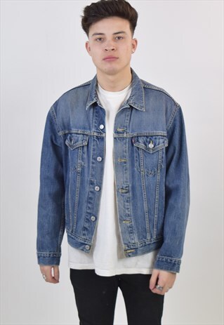 VINTAGE 90S MID BLUE LEVI'S DENIM JACKET