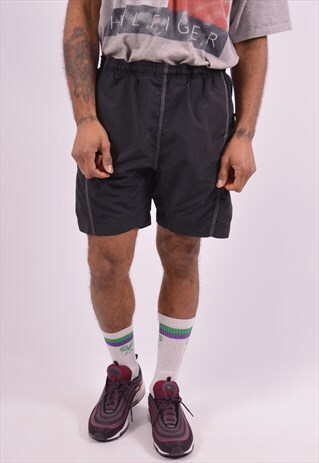 NIKE MENS VINTAGE SHORTS MEDIUM BLACK 90S