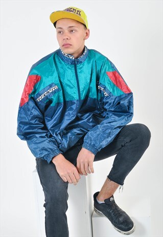 VINTAGE 90S RETRO SHELL JACKET