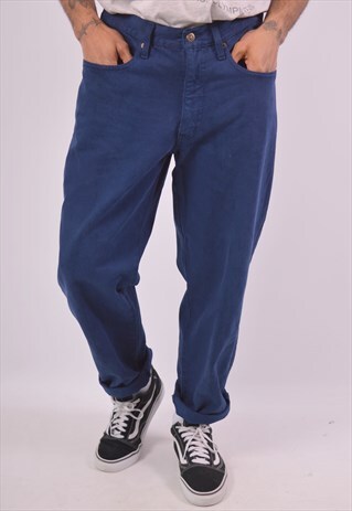 VINTAGE MOSCHINO JEANS SLIM NAVY BLUE