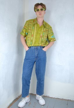 Vintage 90's Light Denim Straight Baggy Dad Fit Jeans/UNISEX