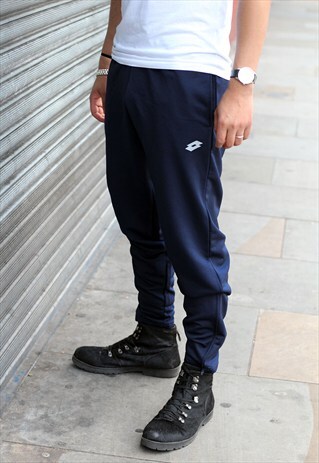 VINTAGE 90S LOTTO JOGGERS TRACK PANTS