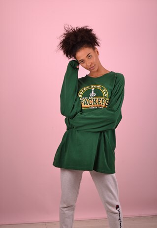 GREEN REEBOK LONG SLEEVE TOP GBT4512