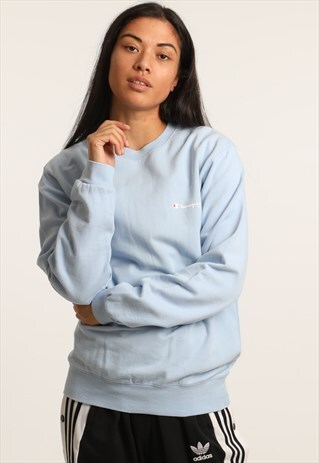 VINTAGE CHAMPION PRINTED SPELLOUT SWEATSHIRT