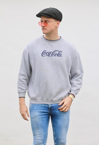 COCA COLA VINTAGE USA COMPANY SPORTS SWEATSHIRT