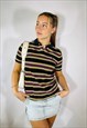 VINTAGE Y2K RALPH LAUREN STRIPED POLO