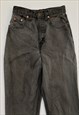 LEVI'S VINTAGE GRAY DENIM PANTS JEANS 27X30
