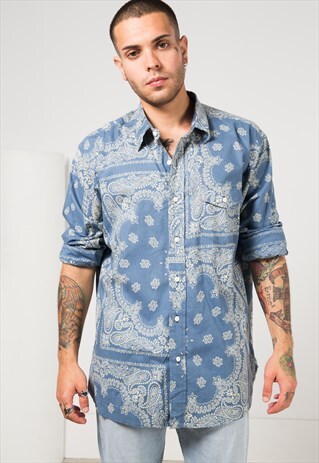 VINTAGE 80S POLO RALPH LAUREN SHIRT/ S4021