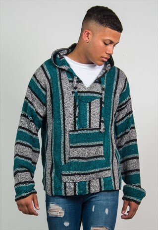VINTAGE 90'S MEXICAN BAJA HOODIE
